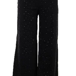 Elegant Black Wide-Leg Pants Chicos size 1